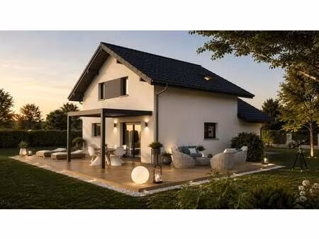 terrain avec maison neuve à vendre
