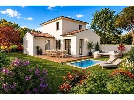terrain avec maison neuve à vendre