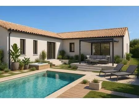 terrain avec maison neuve à vendre