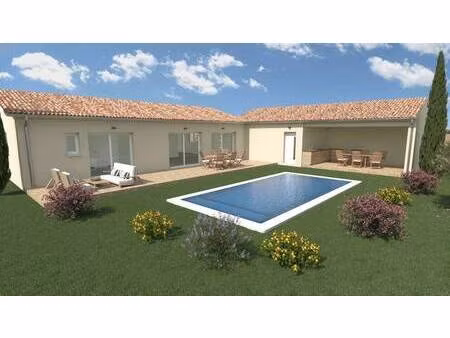 terrain avec maison neuve à vendre