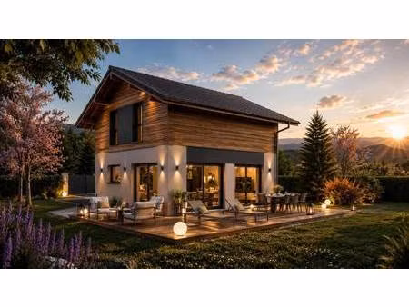 terrain avec maison neuve à vendre