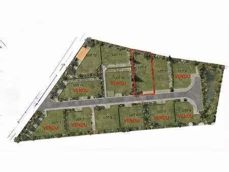 terrain constructible viabilisé à vendre