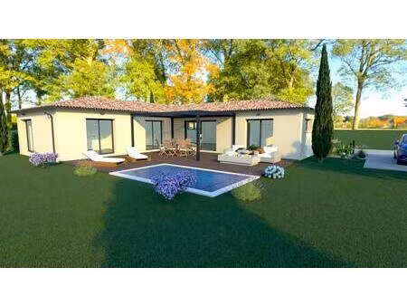 terrain avec maison neuve à vendre