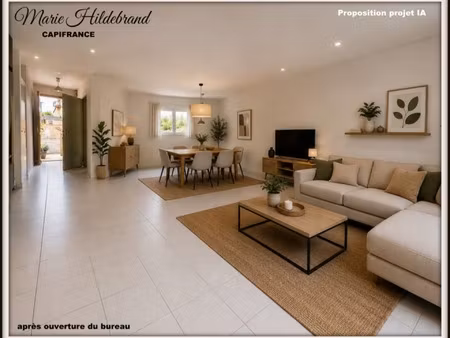 maison de 80m² habitables - 3 chambres - jardin