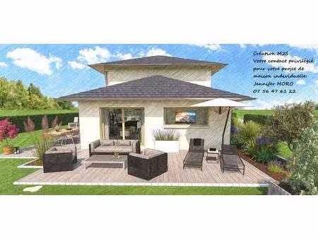terrain avec maison neuve à vendre