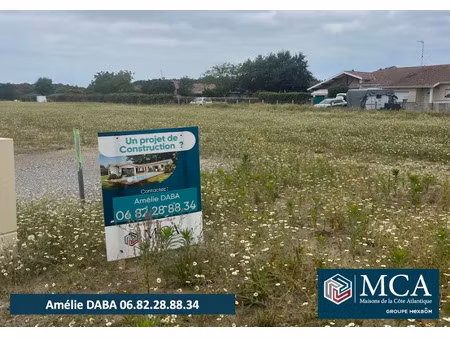 vente terrain 878 m² à bénesse-maremne (40230)  263 800 €