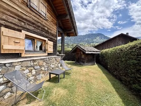 mazot d'exception avec terrain clos de 500 m² – une opportunité unique à megève