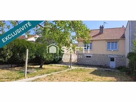 maison  3 pièces avec sous sol total et jardin
