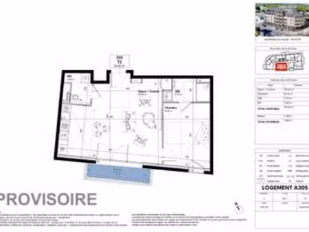 vente appartement 2 pièces à trouville-sur-mer (14360) : à vendre 2 pièces / 49m² trouvill