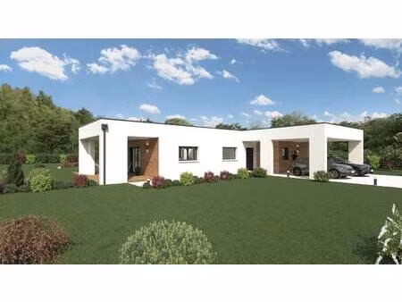 terrain avec maison neuve à vendre