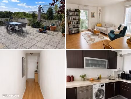 appartement avec terrasse 50m2 coup de cœur