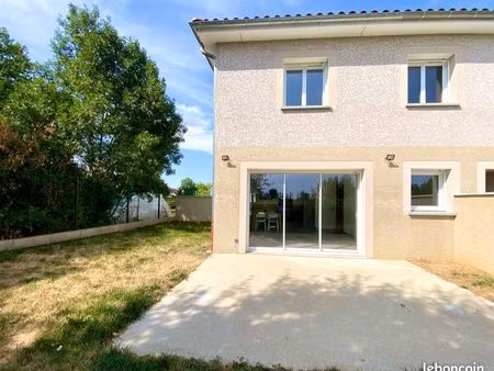 maison mitoyenne 90 m2 avec jardin et garage