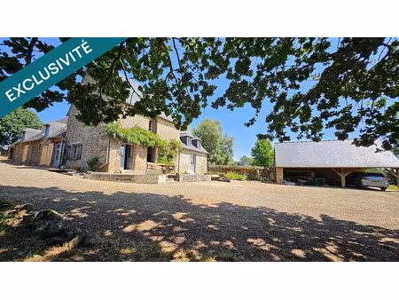 vente maison 6 pièces 154 m² à saint-aubin-fosse-louvain (53120)  189 000 €
