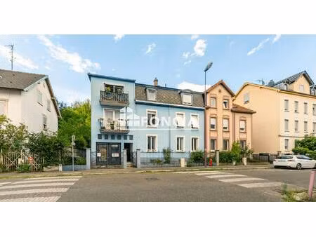 schiltigheim - investisseurs - immeuble de rapport 100% loué - 269m² - terrain 3.90 ares -