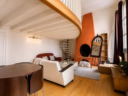 location meublée appartement 2 pièces 50 m² à paris 4ème (75004)  1 700 €