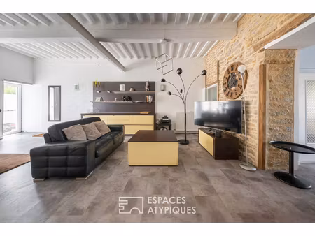 maison rénovée en coeur de ville de bourgogne du sud