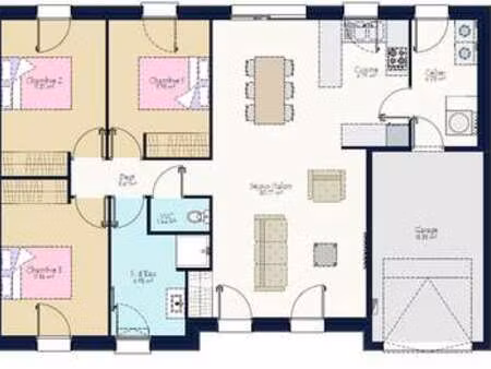vente maison à touvois (44650) : à vendre / 88m² touvois