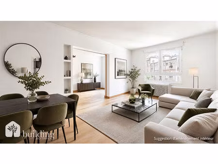 à vendre - paris 20e porte de bagnolet / davout - appartement 3 pièces de 62 31 m² avec ca
