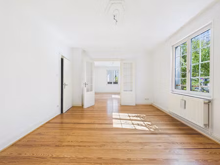 appartement 3 pièces en rez de jardin début robertsau