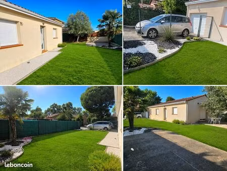 maison t4 de plain-pied – 100 m² – aucun travaux – garage 18 m2– grenade (31330)