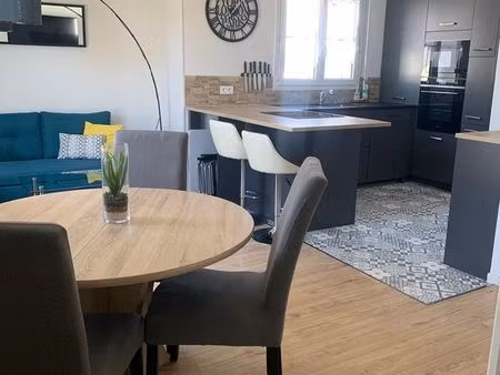 à louer meublé– t2 premium avec terrasse de 20 m² et box – tours