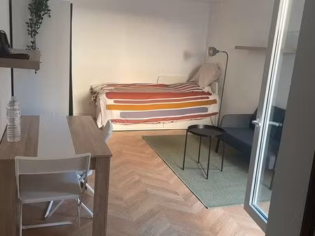 à louer – appartement t1 meublé avec grande terrasse – bordeaux nansouty / victoire