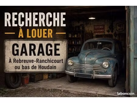 recherche garage à louer