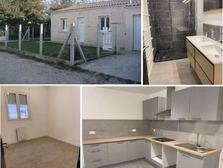 maison t4 de 78m² rénovée+garage /terrain 310m² -libre