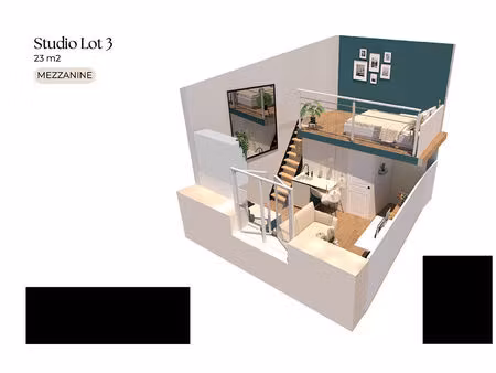 plateau 23m2 - saint-genis-laval centre