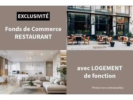montreuil centre 93100 restaurant licence 3 avec appartement