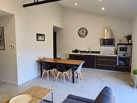 maison meublée 60 m² - style loft - terrasse - 2 parkings - sainte-foy