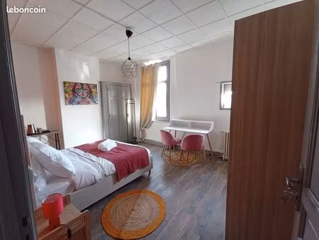 idéal entreprise - location maison intégrale composée de 8 chambres meublées pour logement