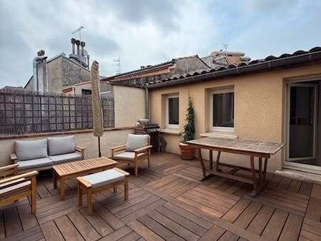 hypercentre - t7 duplex avec terrasse