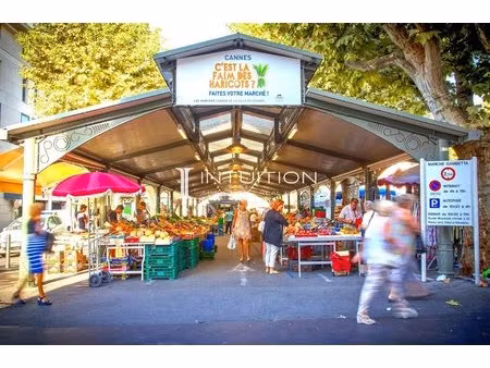 cannes - marché gambetta : droit au bail commerce 80 m²
