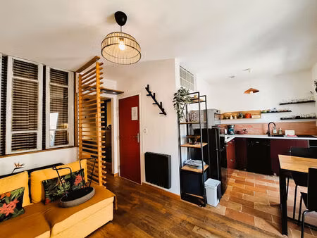 vente appartement 2 pièces  29.00m²  sète