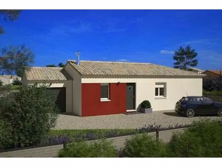 terrain avec maison neuve à vendre