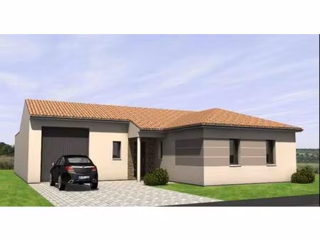 terrain avec maison neuve à vendre