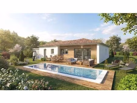 terrain avec maison neuve à vendre