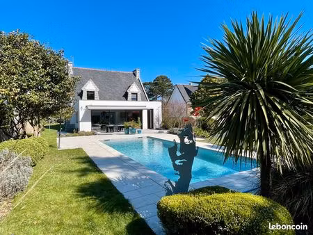 concarneau (29) - maison « coup de cœur » avec piscine en bord de mer a vendre de particul