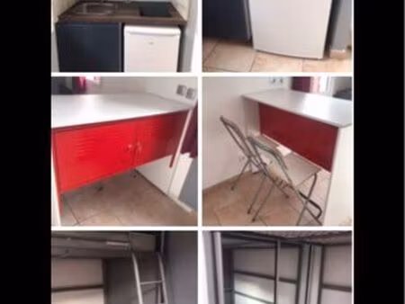 loue studio 20m2 en maison de ville avec cours
