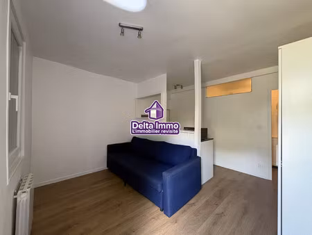 t1 meublé en rez de chaussée donnant sur jardin privé