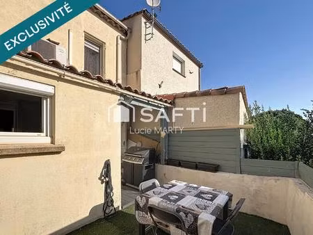 maison de village avec terrasse  climatisation et aucun travaux à prévoir