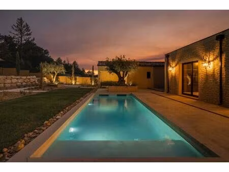 villa d'architecte de plain-pied 160 m2 - piscine  pool house et 2 082 m2 paysagers - sain