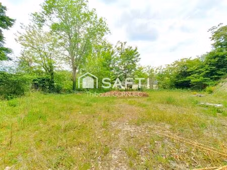 terrain de 1000m² en plein centre de nemours