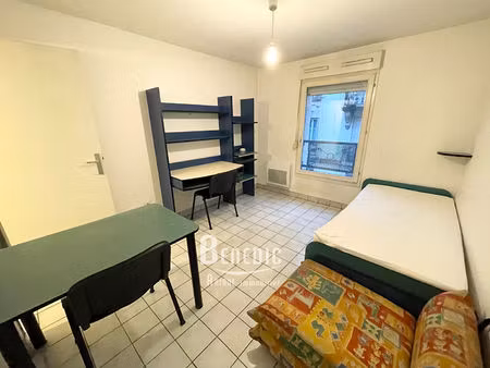 studio aménagé nancy - secteur faculté de droit / lettres résidence pythagore