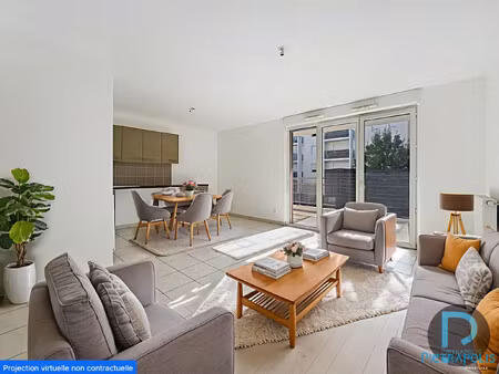 achat appartement 3 pièces 56m² bourgoin jallieu 38300
