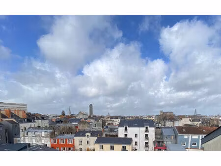 vente appartement 3 pièces  50.00m²  nantes