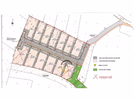 achat terrain 532m² y 80190