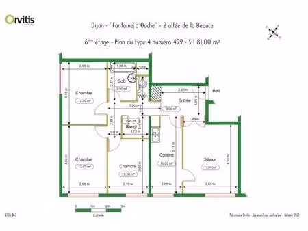 appartement t4 dijon fontaine d'ouche
