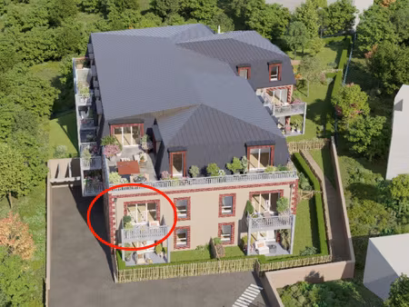 achat appartement 2 pièces 42m² touques 14800